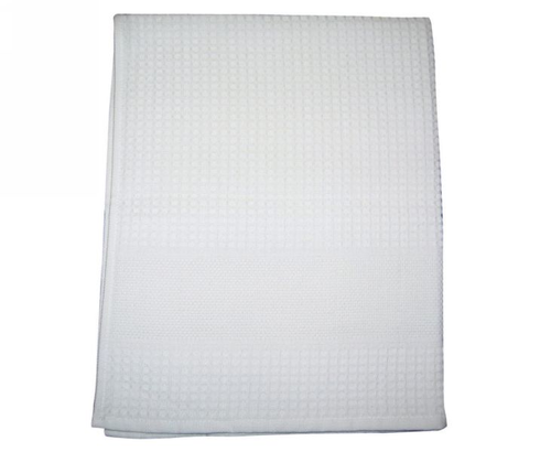 Waffelpiquet weiss  Weiss 45 x 95 cm, 6 ex