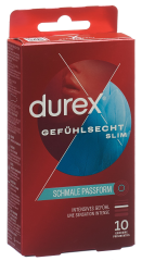 DUREX Gefühlsecht Slim fit Präservativ 10 Stk