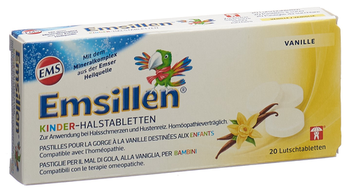EMSILLEN Kinder-Halstabletten Vanille 20 Stk