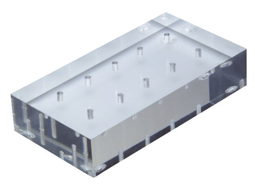 Halter Acryl für 10 Fräseraufsätze