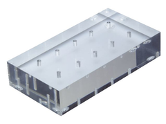 Halter Acryl für 10 Fräseraufsätze