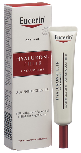 EUCERIN HYAL-FILLER+Vol-Lift Augenpflege Tb 15 ml