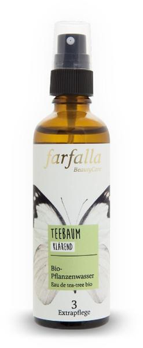 FARFALLA Bio-Pflanzenwasser Teebaum Spr 75 ml