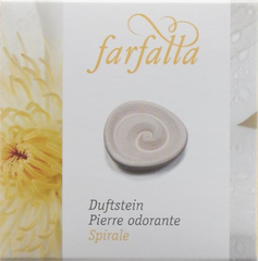 FARFALLA Duftstein Spirale Unterseite glasiert