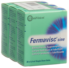 FERMAVISC sine Gtt Opht 60 Monodos 0.4 ml