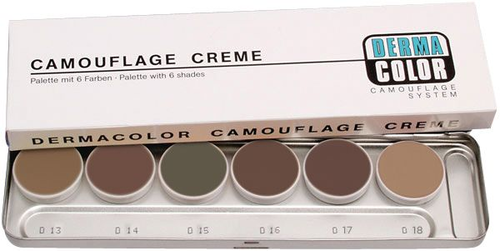 Dermacolor Camouflage 6-er Palette Dunkel D13-18