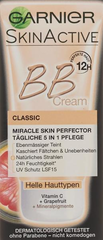 GARNIER BB Miracle Skin Per Creme helle Haut 50 ml