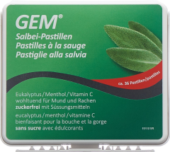GEM Salbei Pastillen zuckerfrei Ds 36 Stk