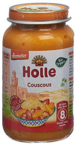 HOLLE Couscous Glas 220 g