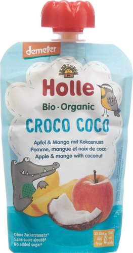 HOLLE Croco Coco Pouchy Apfel Mango Kokosnu 100 g