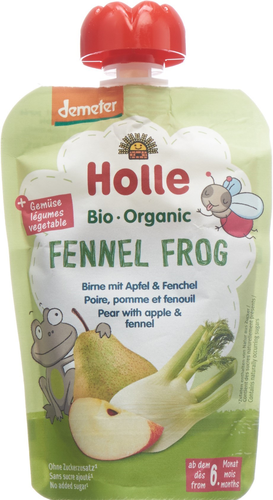 HOLLE Fennel Frog Pouchy Birne Apfel Fenchel 100 g