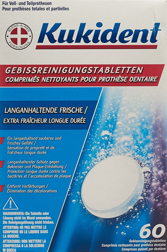 KUKIDENT Reinigung-Tabs langan Frische 60 Stk