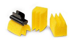 Fixierschwämme 3 Stück inkl. Halterung