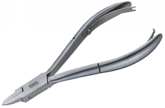Kiehl Eckenzange  silber 11.5cm, schlanke Spitze