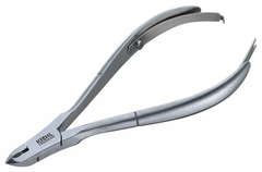Kiehl Hautzange klein kurze Schneide silber 10cm,...