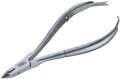 Kiehl Hautzange gross lange Schneide silber 10cm,...