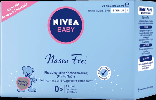 NIVEA BABY Nasen Frei Ls 0.9 % 24 x 5 ml