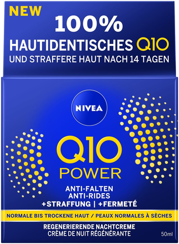 NIVEA Q10 Pow Anti-Falt Regen Nachtcr (neu) 50 ml