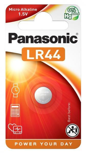 PANASONIC Batterien Knopfzelle LR44 2 Stk