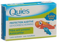 QUIES EARPLANES Überdruckgehörschutz Kinder 2 Stk