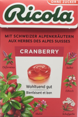 RICOLA Cranberry Bonbons oZ m Stevia Box 50 g