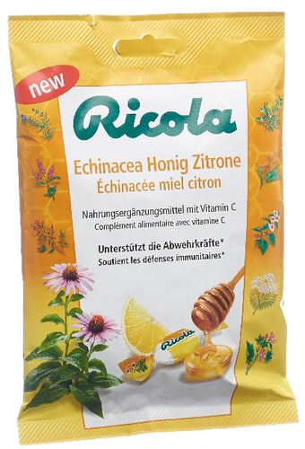RICOLA Echinacea Honig Zitrone mit Zucker Btl 75 g
