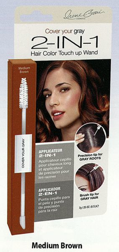 Cover your gray Hair Color Touch up Wand 2in1 Mittelbraun 7 g
