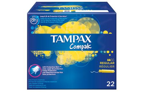TAMPAX Tampons Compak Regular 22 Stk