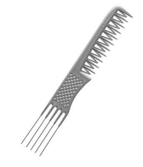 HERCULES TM 256 grau 8" Toupier-Gabelkamm mit...