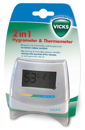 VICKS 2in1 Hygrometer & Thermometer V70EMEA