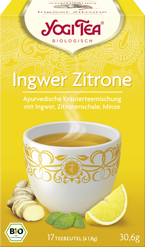 YOGI TEA Ingwer Zitrone Tee 17 Btl 1.8 g