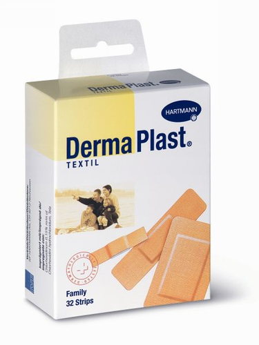 Derma Plast Textil Pflaster   3 grandeurs assorties, 32 ex