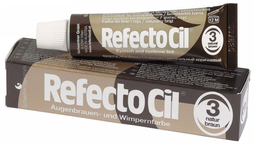 RefectoCil  Augenbrauen- und Wimpernfarbe (3 - naturbraun 15 ml) - MUST-HAVE 2021!