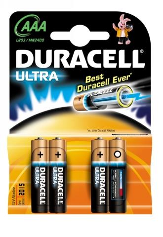 Duracell Ultra Power AAA (LR03) 4-er Blister