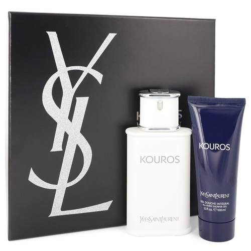 KOUROS by Yves Saint Laurent Gift Set -- 3.3 oz Eau de Toilette Spray + 3.3 oz Shower Gel