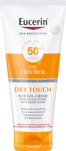 EUCERIN SUN Sens Prot Dry Tou Gel Cr LSF50+ 200 ml