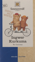 SONNENTOR Ingwer Kurkuma Tee Btl 18 Stk