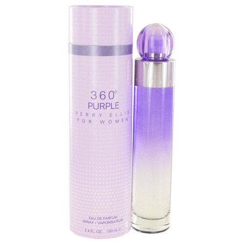 Perry Ellis 360 Purple by Perry Ellis Gift Set -- 3.4 oz Eau de Parfum Spfay + .25 oz Mini EDP Spray + 4 oz Body Mist Spray + 3 oz Shower Gel