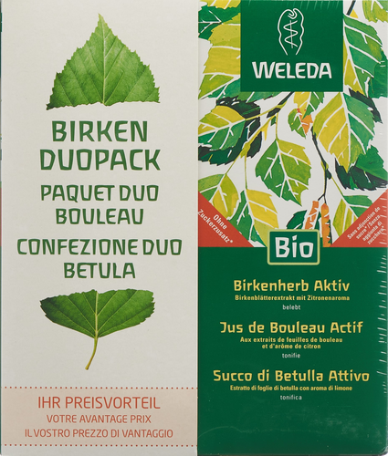 WELEDA Birkenherb Aktiv Saft Duo 2 x 250 ml