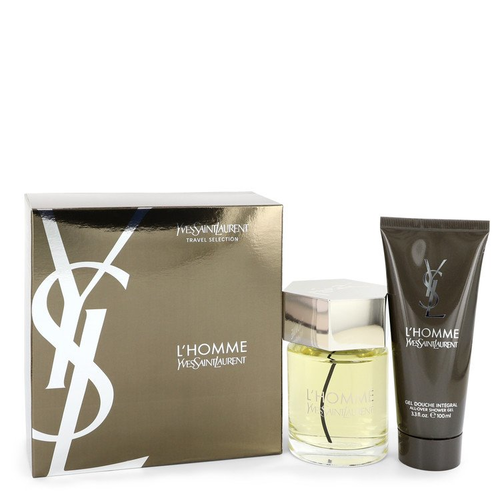 L&rsquo;homme by Yves Saint Laurent Gift Set -- 3.4 oz Eau de Toilette Spray + 3.4 oz Shower Gel