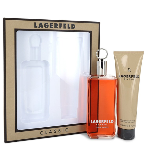LAGERFELD by Karl Lagerfeld Gift Set -- 5 oz Eau de Toilette pray + 5 oz Shower Gel