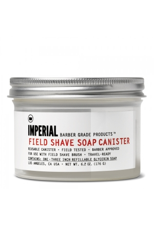Imperial Barber IB Field Shave Soap Canister (Leer)