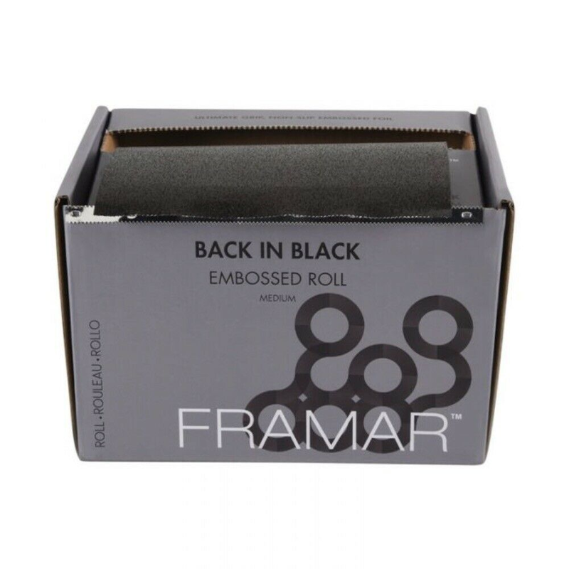Framar Embossed Roll Back In Black320Ft