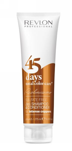Revlonissimo 45 days 2in1 Shampoo & Conditioner Intense Coppers 275 ml