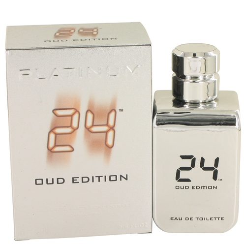24 Platinum Oud Edition by ScentStory Eau de Toilette Concentree Spray  + 0.8 oz {Pocket Spray (Unisex) 100 ml 100 ml Eau de Toilette Concentree Spray  + 0.8 oz Pocket Spray (Unisex)