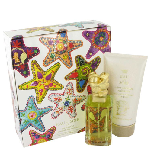 EAU DU SOIR by Sisley Gift Set -- 3.3 oz Eau de Parfum Spray + 5.1 oz Moisturizing Body Cream