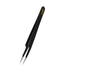 Rubis Wimpern Pinzette spitz, schwarz