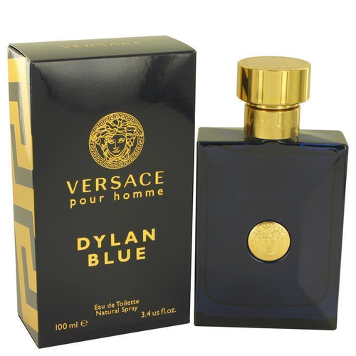 Versace Pour Homme Dylan Blue by Versace Gift Set -- 3.4 oz Eau de Toilette Spray + 3.4 oz Shower Gel
