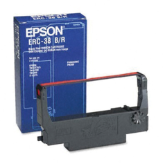 EPSON Farbband Nylon schwarz/rot S015376 Epson ERC 38,...