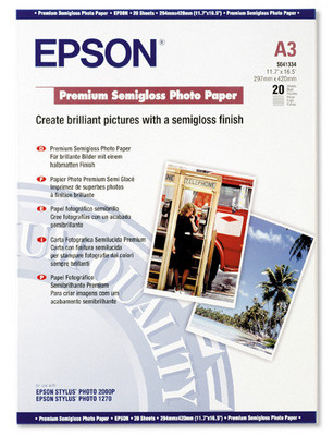 EPSON Premium Semigl. Photo Paper A3 S041334 InkJet 251g 20 Blatt